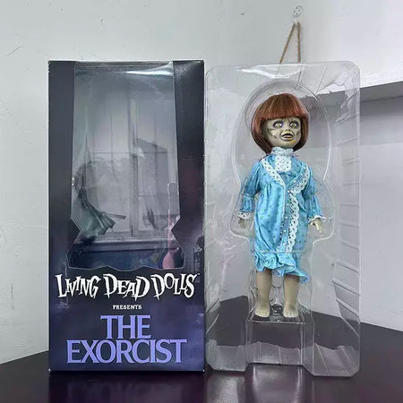 30cm mezco horror vivo morto bonecas figura o exorcista conjunta móvel figura pvc modelo dos desenhos animados figura brinquedo presentes de aniversário