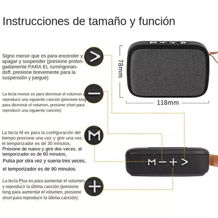 Mini tecido bluetooth alto-falante ao ar livre sem fio à prova dwireless água ao ar livre alta fidelidade 3d estéreo mp3 player suporte rádio fm cartão sd tf