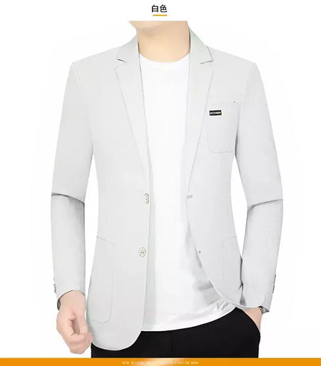 Blazers de negócios finos e respiráveis masculinos, casacos casuais, jaquetas de secagem rápida masculinas, alta qualidade, 4XL, verão, novo