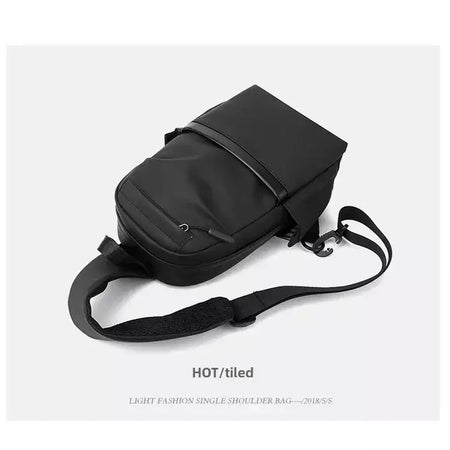 Bolsa de peito masculina, crossbody, mochila pequena, casual, marca, na moda, crossbody, para celular, novo, moda, Ins, 2024
