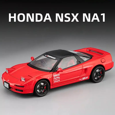 1:24 honda acura nsx mk1 na1 liga modelo de carro esportivo diecast metal clássico carro de corrida modelo de veículo som e luz crianças brinquedo presente