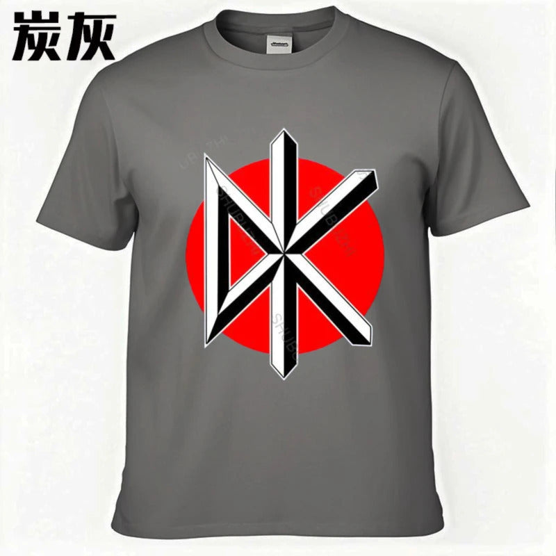 Camiseta de algodão masculina, gola redonda, dead kennedys-logotipo jumbo-camiseta unissex, tamanho euro, gola redonda, camisetas para homens, legal