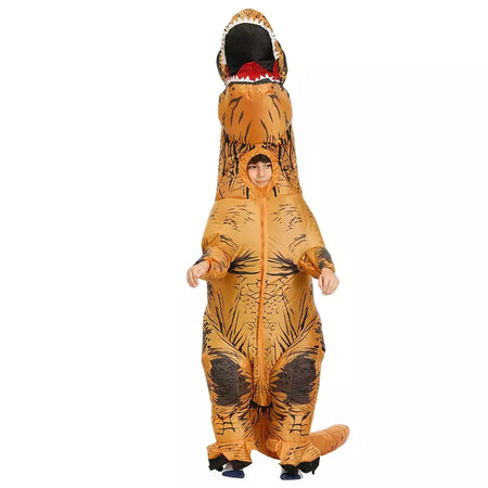Adulto crianças t-rex dinossauro trajes infláveis purim halloween natal mascote anime festa cosplay traje vestido ternos extravagantes