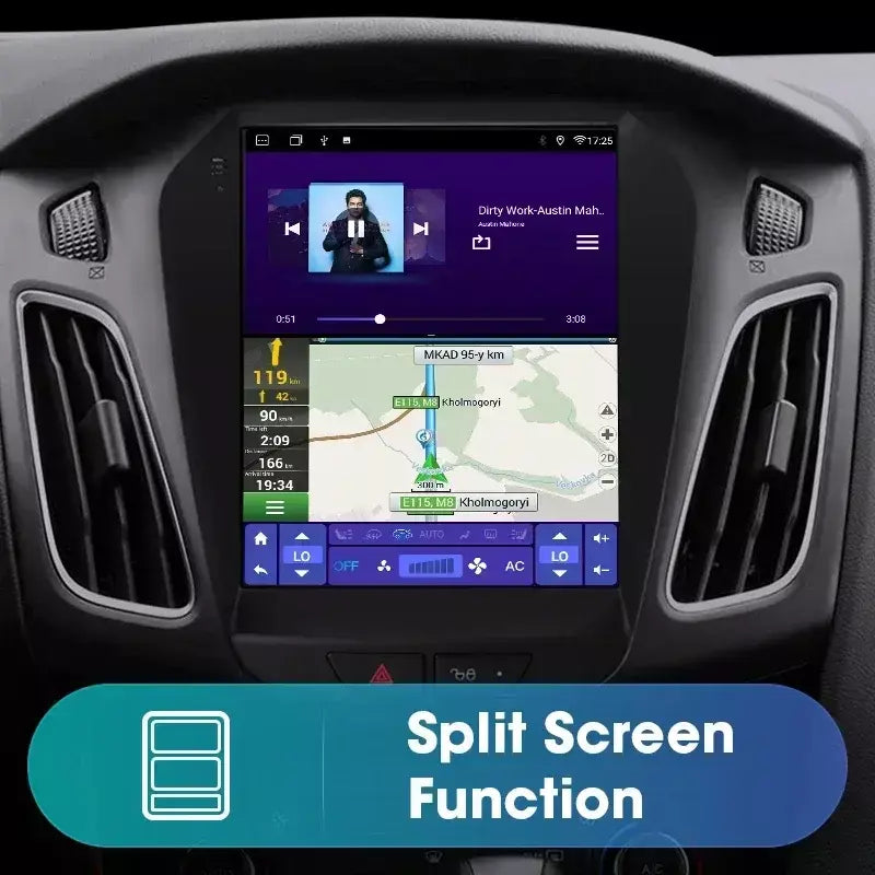 Srnubi 2 din 9.7 "android 13 carplay rádio do carro para ford focus 3 mk 3 2011 2012 - 2019 reprodutor multimídia 2din gps auto estéreo dvd