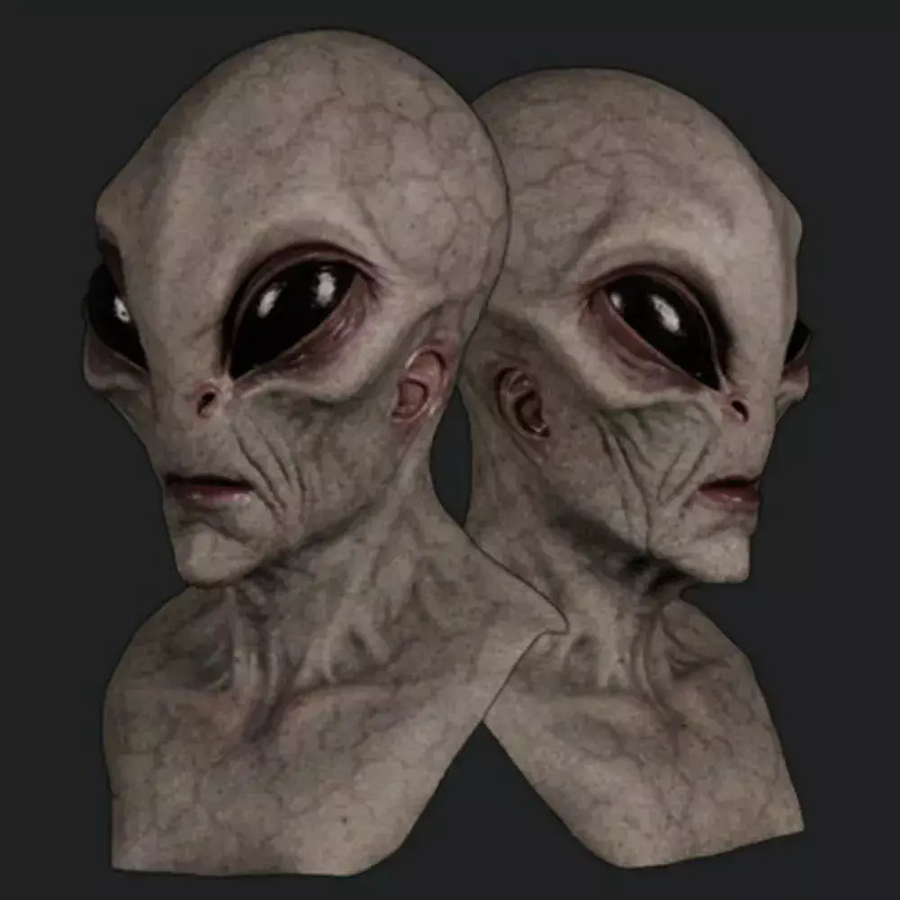 Halloween alienígena assustador máscara horrível alienígena supersoft máscara de terror assustador festa engraçado cosplay prop máscaras decoração adereços
