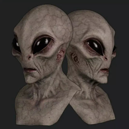 Halloween alienígena assustador máscara horrível alienígena supersoft máscara de terror assustador festa engraçado cosplay prop máscaras decoração adereços