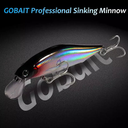 Afundando minow 5g 7g 10g 14g isca de pesca sistema equilíbrio gravidade impulso elenco isca profunda manivela wobbler gancho pesca engrenagem jerkbait