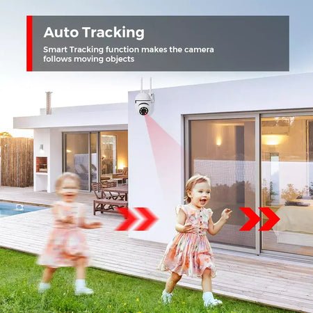 4mp wifi câmera ao ar livre 2k hd segurança ptz câmera ip ai detecção automática rastreamento interior bebê noite cor câmera de vigilância icsee