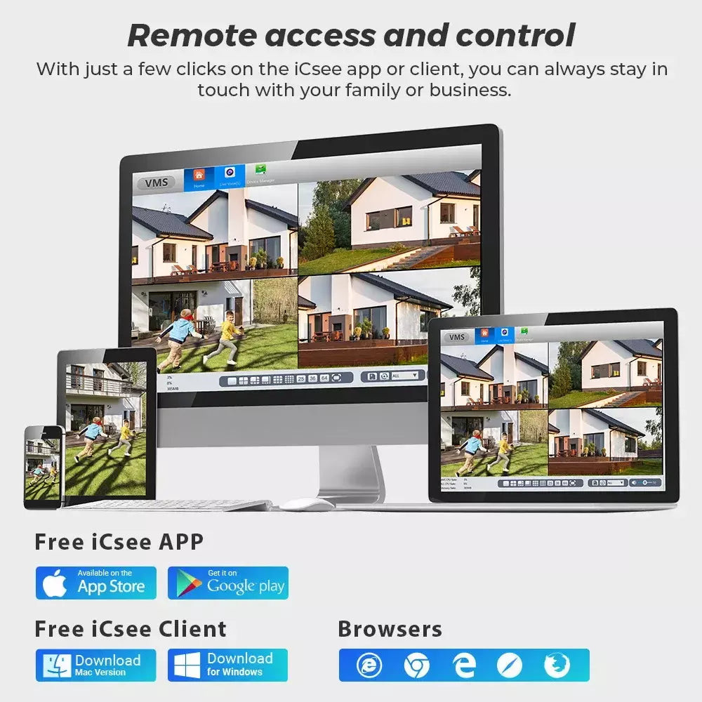 4mp wifi câmera ao ar livre 2k hd segurança ptz câmera ip ai detecção automática rastreamento interior bebê noite cor câmera de vigilância icsee