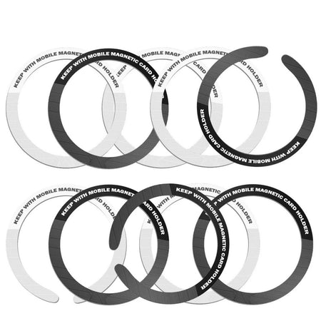 Anel de placa magnética universal, adesivo de metal para celular, suporte para carregador sem fio, folha de placa de metal para suporte magnético para carro