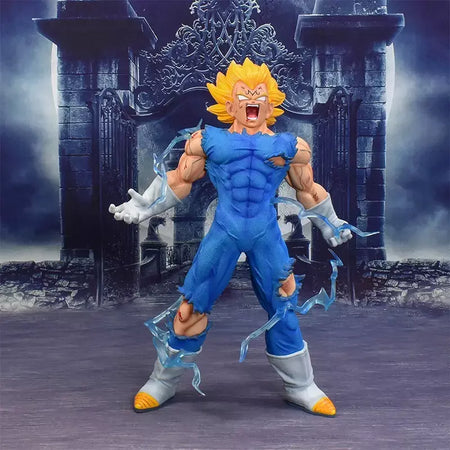 Anime dragon ball z majin vegeta figura brinquedos manga goku preto zamasu super saiyan estatuetas de ação pvc coleção modelo bonecas