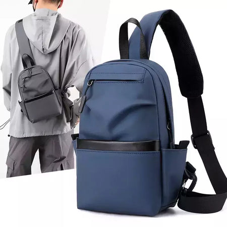 Bolsa de peito masculina, crossbody, mochila pequena, casual, marca, na moda, crossbody, para celular, novo, moda, Ins, 2024