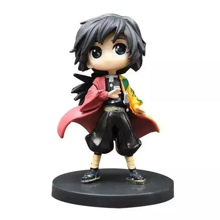 6 pçs/set 6cm Anime Demon Slayer Boneca Brinquedo Q Posket Kimetsu No Yaiba Kamado Tanjirou Kamado Nezuko Agatsuma Figuras de Ação Presentes