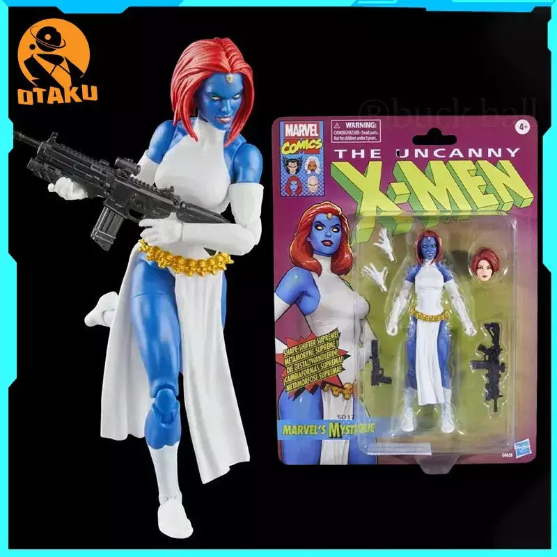 Em estoque x-men uncanny retro mystique alvo exclusivo 6 "figura de ação 15cm colecionável x-men quadrinhos-inspirado modelo presentes brinquedos