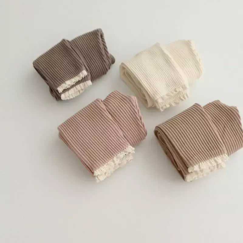 Novo infantil retalhos leggings algodão bebê calças compridas da criança menina leggings roupas de bebê outono crianças calças