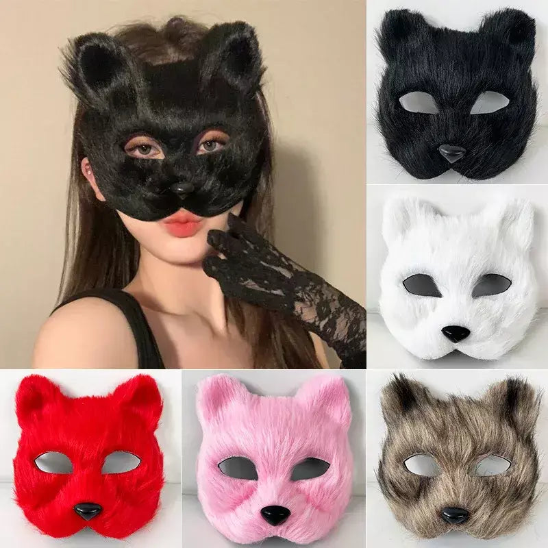 Máscara animal tigre leão traje palco desempenho adereços cosplay acessórios de fantasia de halloween adicionar mistério