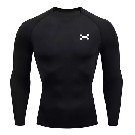 Camisa respirável Rashguard de compressão masculina, ajuste seco, camiseta esportiva MMA Fitness Gym, camisa de corrida, alta qualidade