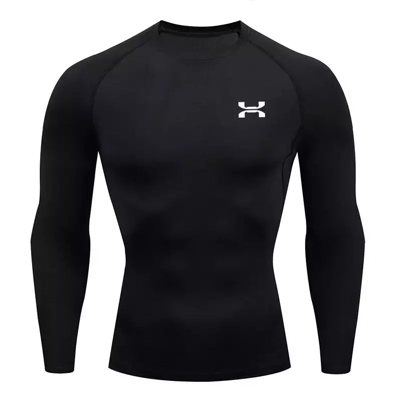 Camisa respirável Rashguard de compressão masculina, ajuste seco, camiseta esportiva MMA Fitness Gym, camisa de corrida, alta qualidade