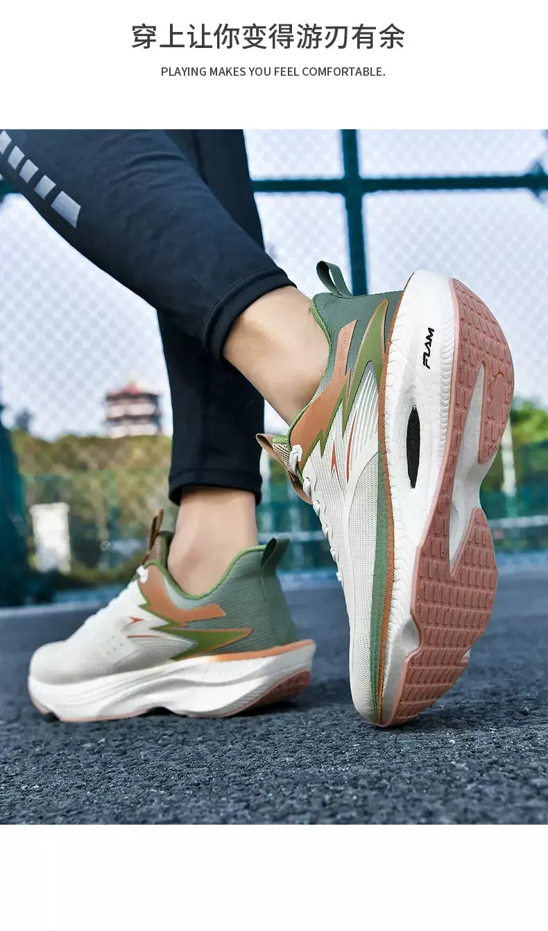 Sapatos esportivos de alta qualidade para homens plataforma casual tênis de corrida treinador respirável caminhada sapatos de basquete feminino confortável