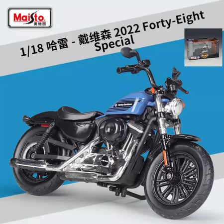 Maiisto-Harley 2018 Quarenta Oito Modelo de Motocicleta, Liga Especial, Modelo de Motocicleta, Metal fundido, Esportes de rua, Presente Infantil, 1:18
