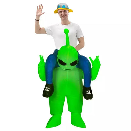 Adulto et alienígena traje inflável engraçado ternos extravagantes vestido morte fantasma purim halloween carnaval anime festa cosplay trajes