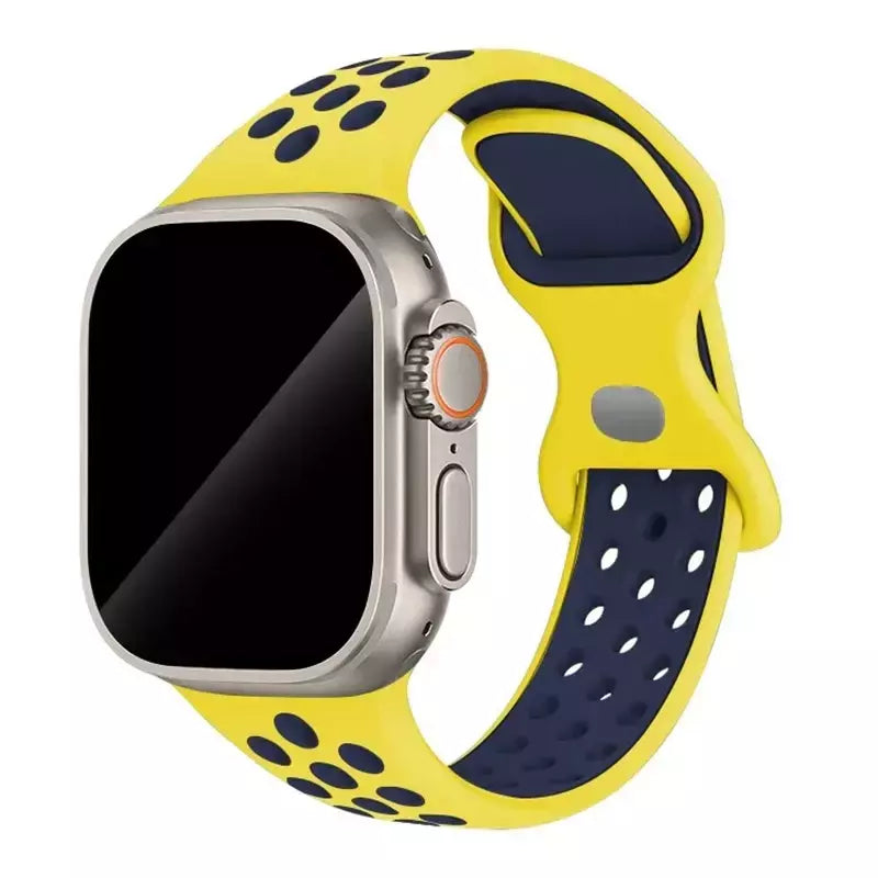 Correia Desportiva Respirável para Apple Watch, Band, Correa, iWatch Series 8, SE, 7, 6, 5, 9 Ultra, 44mm, 49mm, 45mm, 40mm, 41 milímetros, 38 milímetros, 42 milímetros