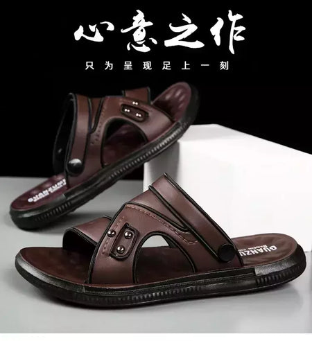 Sandália macia masculina, chinelos de luxo, chinelos de sala de estar masculino, sapatos para passear em casa, adulto, 2024