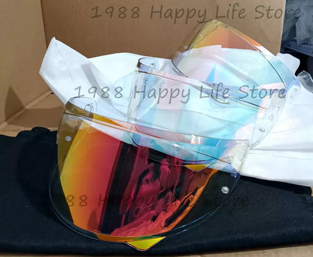 Para hjc c10 HJ-34P hj 34p viseira fotocromática acessórios da motocicleta capacete lente visor de vidro escudo tela do pára-brisa mica