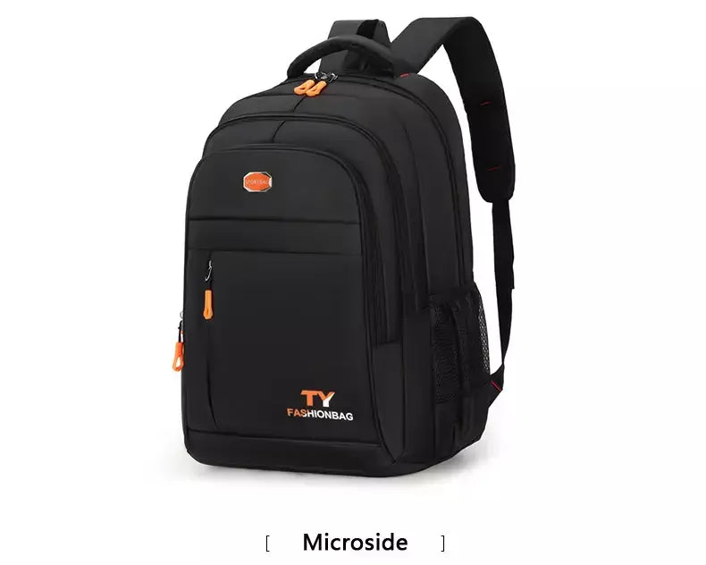 Mochila com zíper multicamadas, mochila de viagem de grande capacidade, mochila para homens e mulheres, mochila para computador de negócios, estudante b