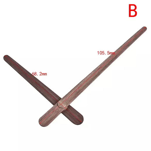 Mãos De Relógio De Parede De Madeira Para DIY, Agulha De Relógio, Peça De Substituição De Quartzo, Acessórios Artesanais, 12 em, 1PC