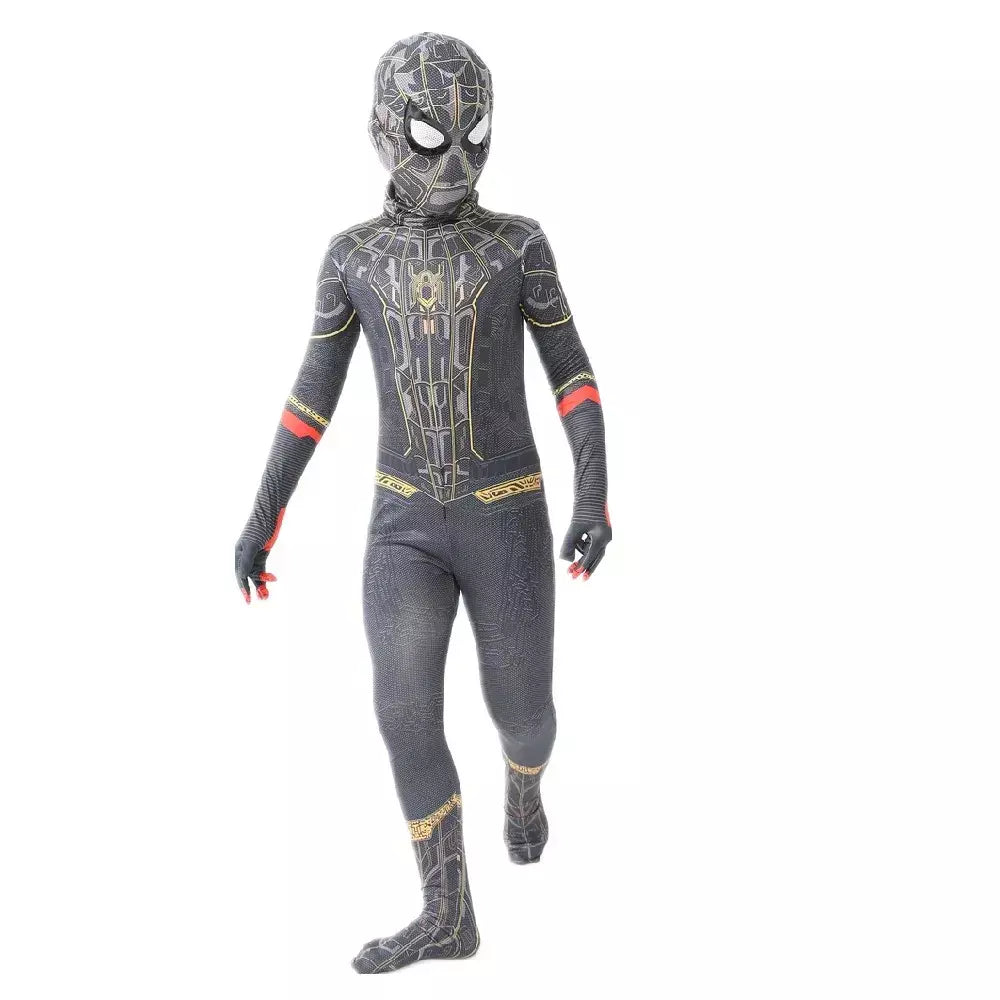Novo filme de super-heróis cosplay spiderman traje de halloween bodysuit traje para aldult unissex tamanhos 100-190