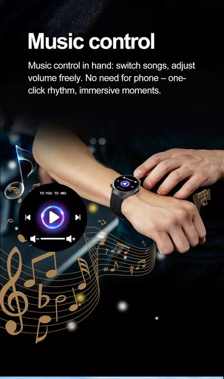 Novo relógio inteligente masculino tela de toque completa bússola bluetooth chamada lanterna esportes atividade fitness freqüência cardíaca à prova dwaterproof água smartwatch