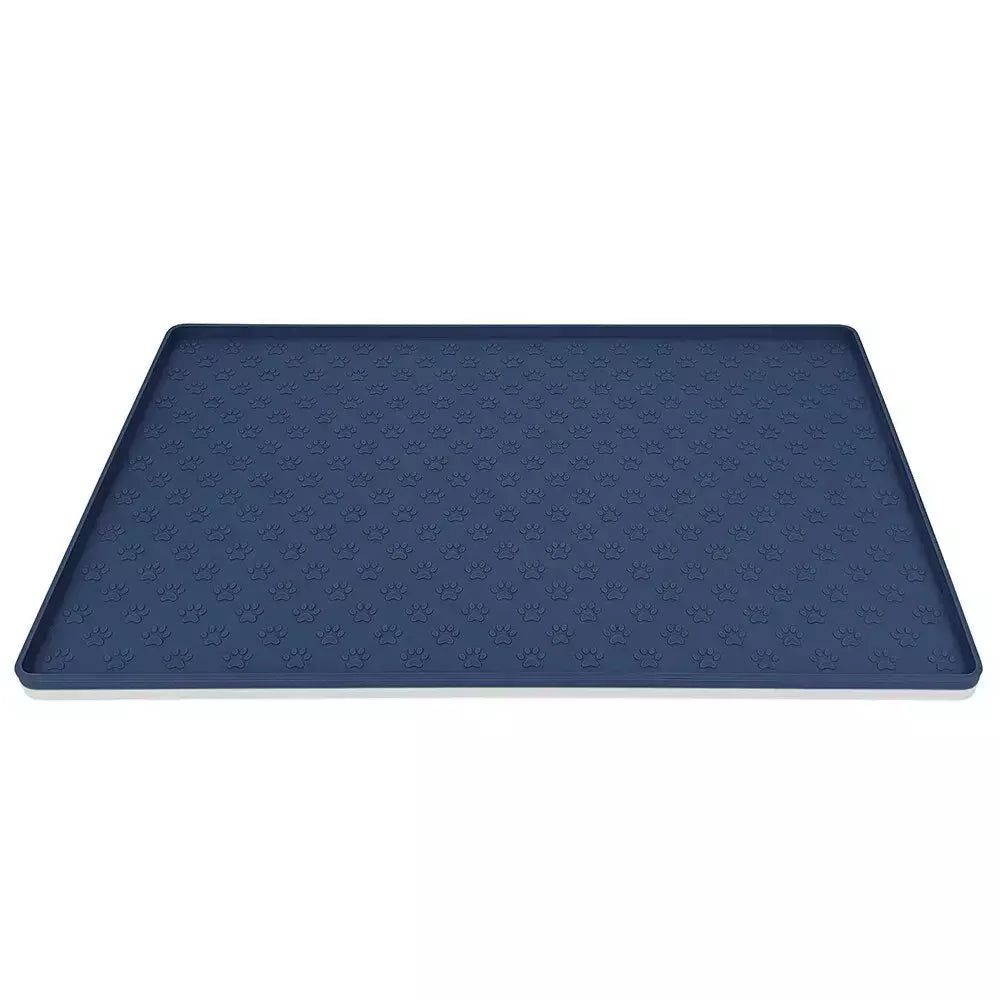 Pet placemat gato comida tigela esteira de alimentação do cão gato cão beber alimentação placemat silicone impermeável antiderrapante pet alimentador esteiras