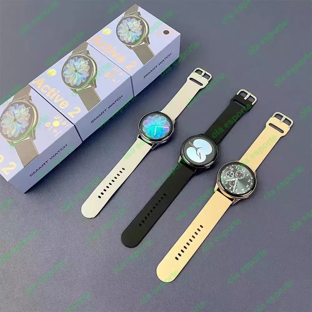 Samsung-Galaxy Smartwatch para homens e mulheres, monitoramento de saúde AMOLED, relógio impermeável, assistente de voz, chamada Bluetooth, relógio inteligente, 2022