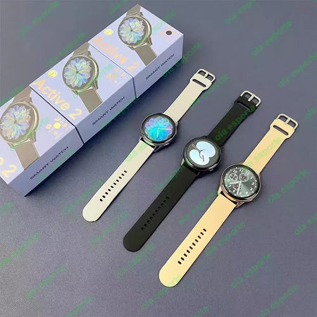 Samsung-Galaxy Smartwatch para homens e mulheres, monitoramento de saúde AMOLED, relógio impermeável, assistente de voz, chamada Bluetooth, relógio inteligente, 2022