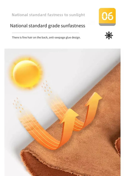 Tecido de camurça autoadesivo elástico de 4 lados pelo metro para modificação interior do carro estofamento contador costura pano wearable