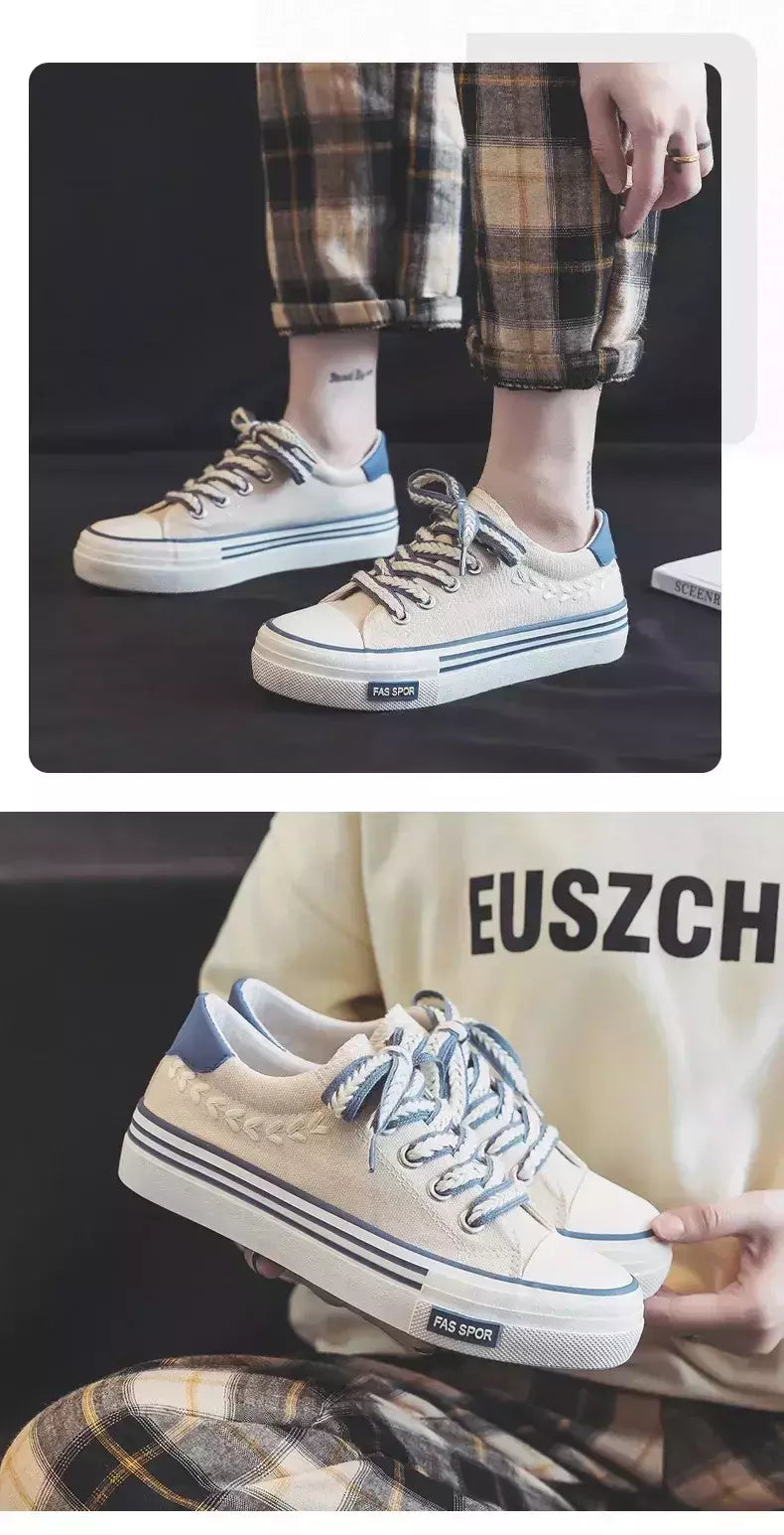 Chunky Platform Canvas Shoes para mulheres, treinadores ao ar livre, tênis casuais para meninas, aumento de altura, treinamento