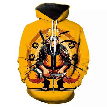 Bandai 2024 novo anime europeu e americano naruto série 3d impressão digital camisola com capuz das mulheres dos homens casual hoodie