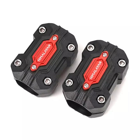 Para royal enfield himalayan 450 411 400 acessórios guarda motor da motocicleta pára-choques proteção guarnição guarda blocos tampas da válvula do pneu