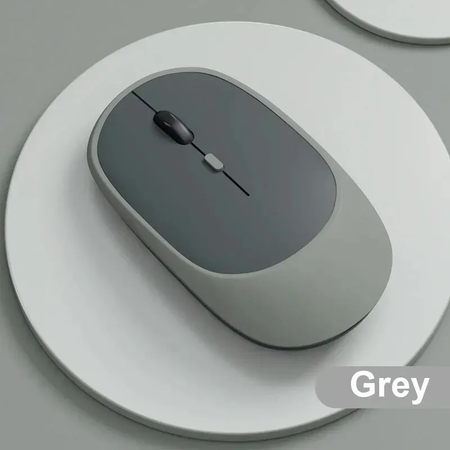 Mouse para jogos sem fio 2.4Gh, modos duplos, Bluetooth, consumo de energia ultrabaixo, compatível com PC, Mac, computadores, laptops, mudo