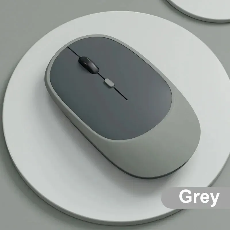 Mouse para jogos sem fio 2.4Gh, modos duplos, Bluetooth, consumo de energia ultrabaixo, compatível com PC, Mac, computadores, laptops, mudo