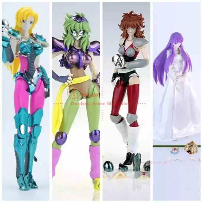 GoodTony/GT Saint Seiya Mito Pano EX Athena Saori Kido Águia Marin Ophiuchus Shaina Prata Cavaleiros do Zodíaco Figura de ação