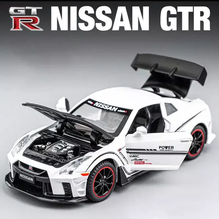 1:32 nissan gtr GT-R r35 r34 supercar liga modelo de carro diecasts & veículos de brinquedo carros de brinquedo brinquedos do miúdo para crianças presentes menino brinquedo