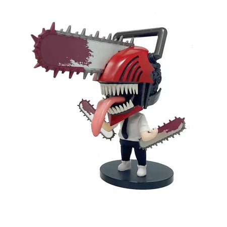 Nova motosserra homem kuromi power estatuetas de ação anime figura motosserra homem estatueta de energia para crianças brinquedos presentes de natal