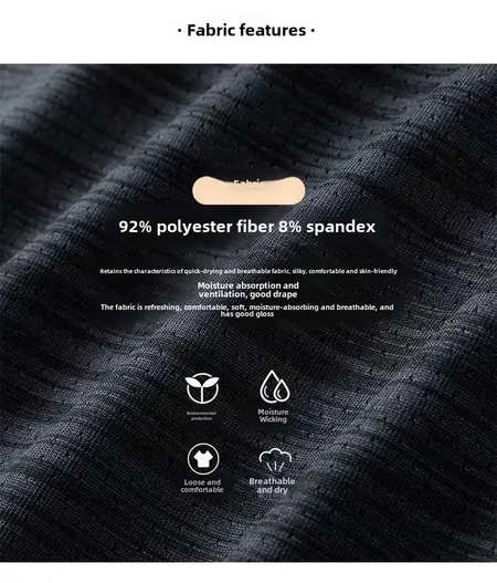 Camiseta esportiva leve masculina, manga curta, camisa de seda gelada, absorvente de suor, secagem rápida, corrida fitness, verão