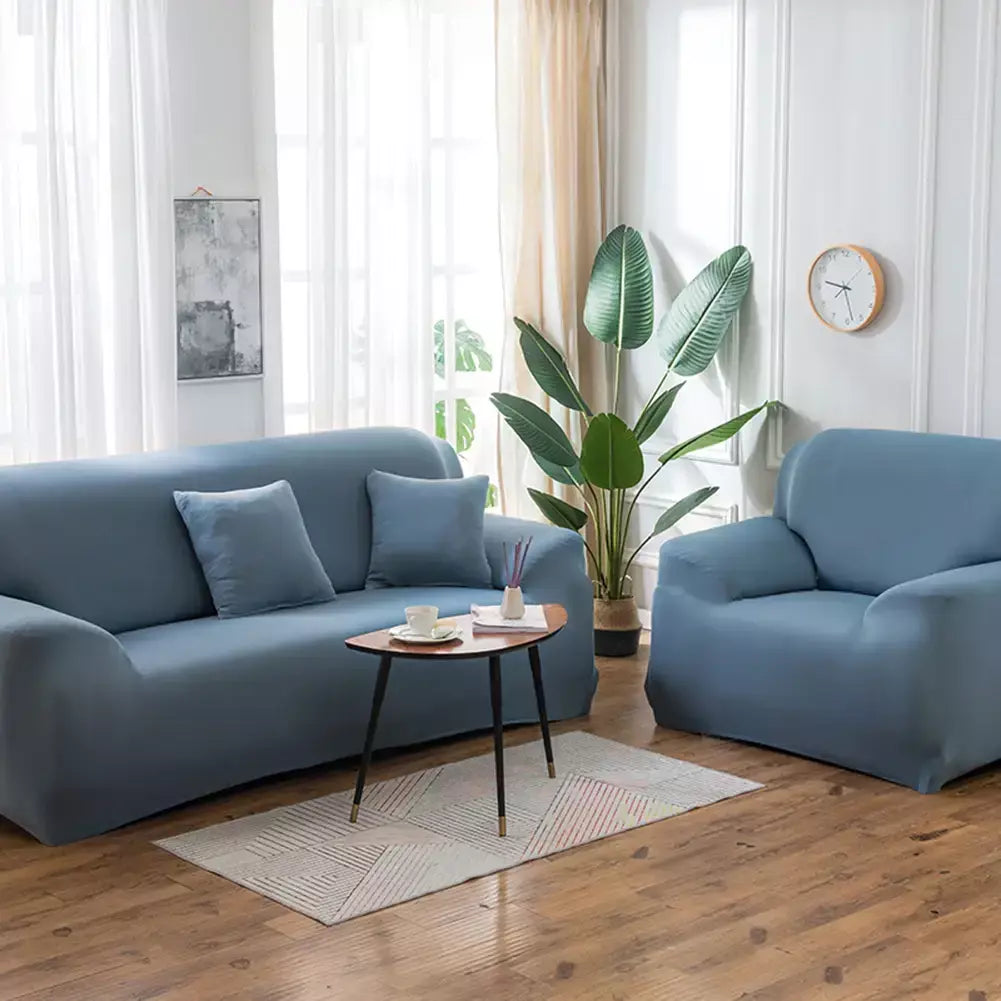 Capas de Sofá Elásticas Monocromáticas para Sala, Espessamento Slipcovers de Canto Seccional, Capa de Sofá, Forma L, Precisa comprar 2Pcs Cover