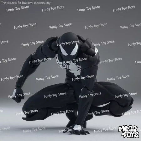 Em estoque brinquedos bagunça homem aranha symbiote spiderman messtoys scarlet aranha terno preto vizinho anime figura de ação presentes brinquedos