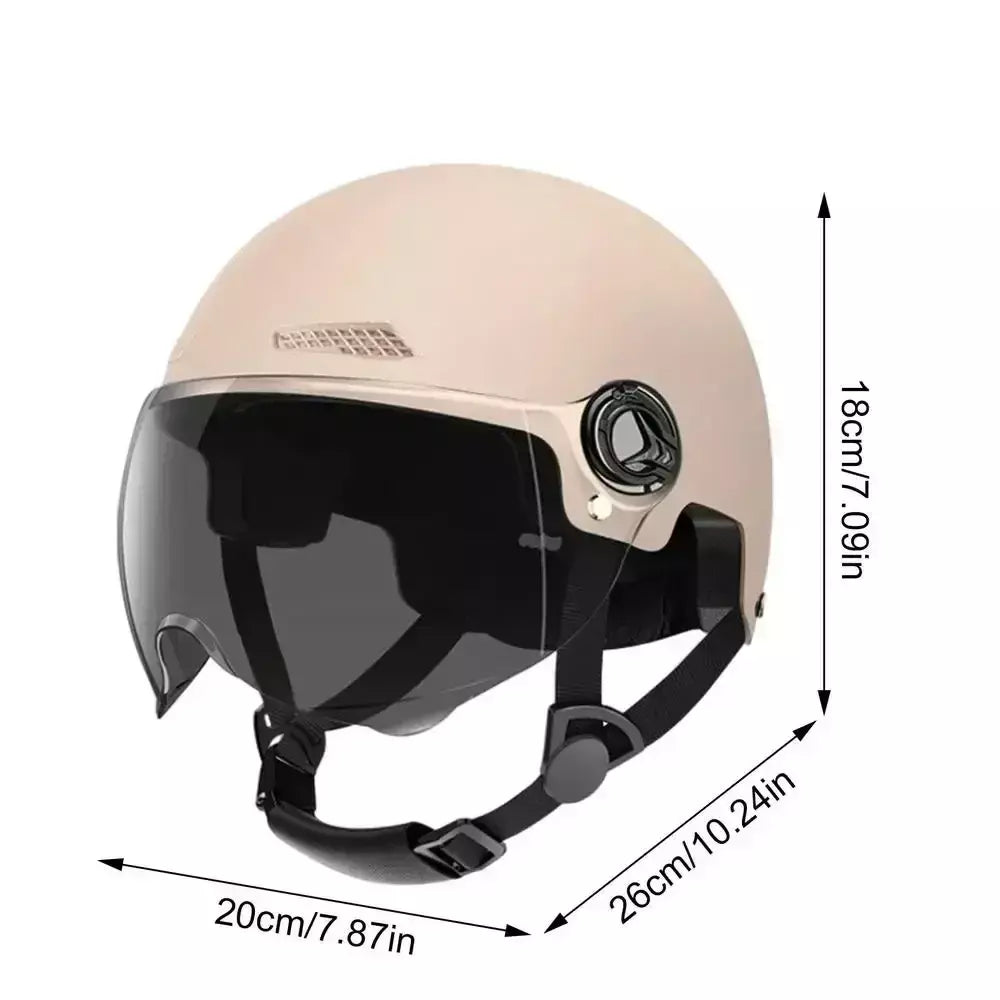 Capacete leve seguro e confortável para adultos - Óculos incluídos adequados para motocicleta E - Bicicleta de montanha