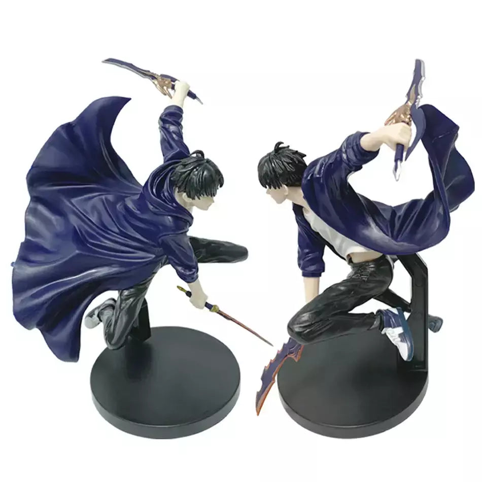 Em estoque solo nivelamento (versão anime) figura-sung jinwoo figura de ação 21cm pvc coletar modelo figura exibição anime mercadoria