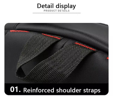 Mochila com zíper multicamadas, mochila de viagem de grande capacidade, mochila para homens e mulheres, mochila para computador de negócios, estudante b